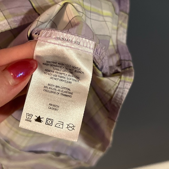 Columbia Plaid Short Sleeve Shirt 2X - Picture 3 of 4